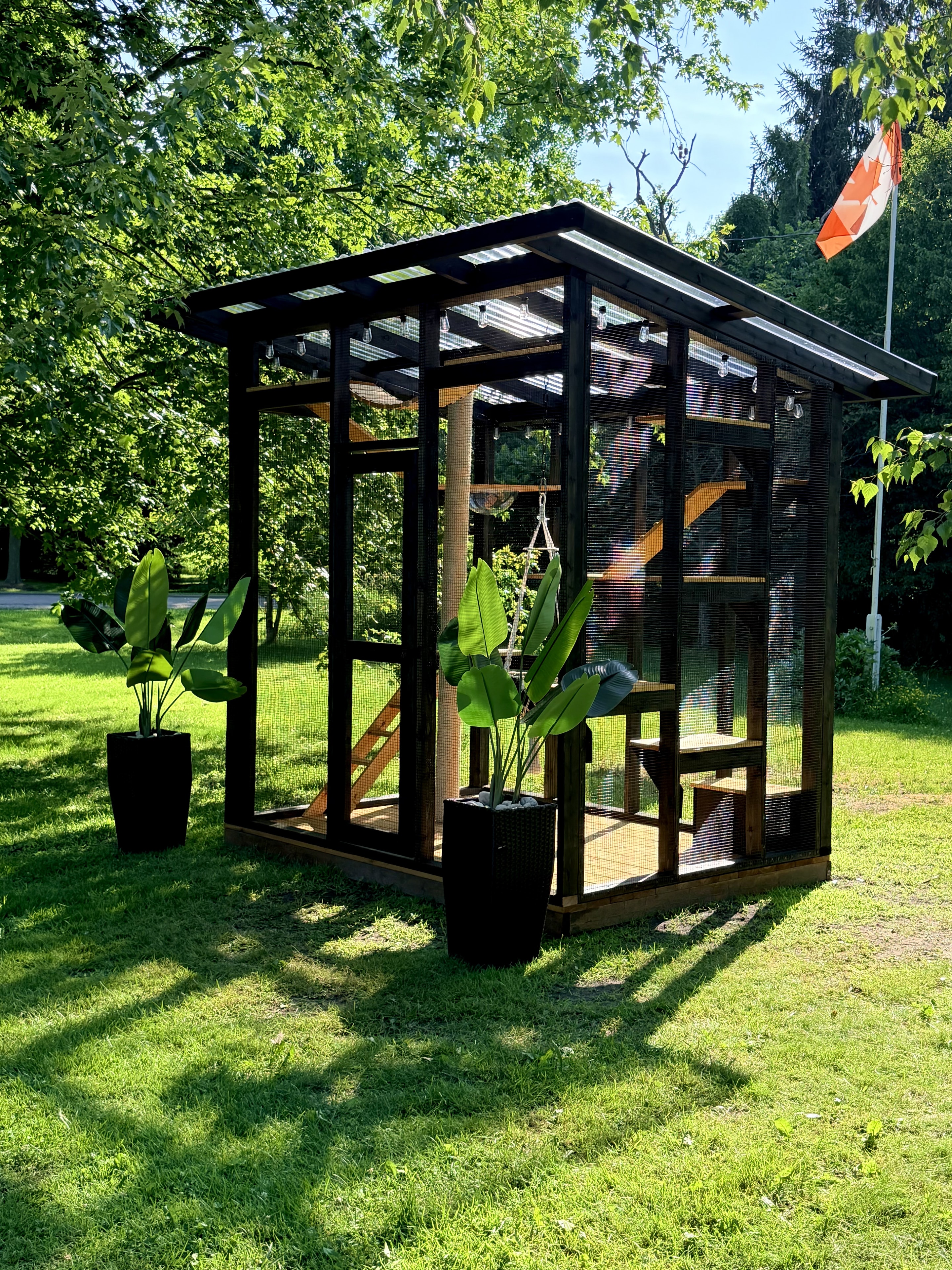 Freestanding Cedar Catio